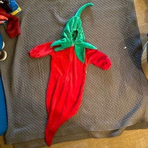 Baby style newborn chili pepper Halloween costume